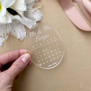 Mr & Mrs Ornament (Frosted)