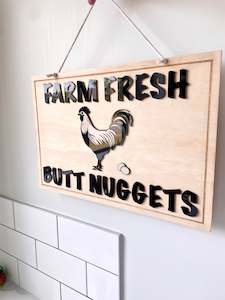 Chicken Coop Sign