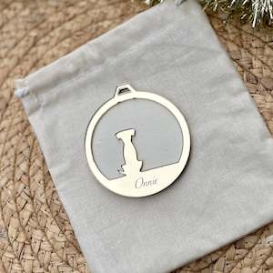 Ornaments: Pet Silhouette Ornament