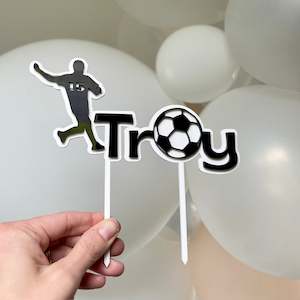Cake Toppers: Football Themed Cake Topper