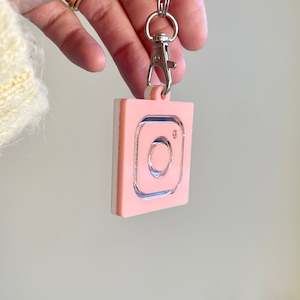 New: QR Code Keyring (double layer)