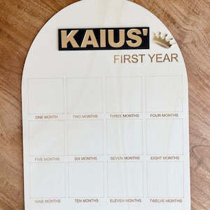 Birthday Boards: Prince/Princess Theme Photo Birthday Board