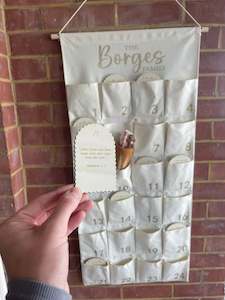 Christian Gifts Keepsakes Decor: Nativity Story Advent Calendar Cards | 25 pcs