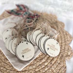Christian Gifts Keepsakes Decor: Names of God Ornament Set (25pcs)