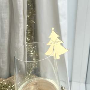 Christmas Tree Drink Tag