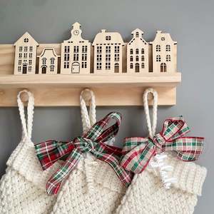 Christmas 24: Christmas Village Wall Decor | Scandinavian