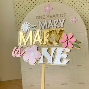 Cake Toppers: Wild Flowers Cake Topper