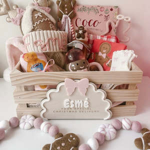 Christmas 24: Crate Plaque | Scallop Bow