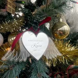 Christmas 24: Angel Wings Ornament | In loving memory