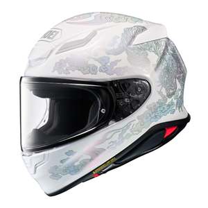 Shoei: Shoei NXR2 Helmet Fearless - White / Silver TC6