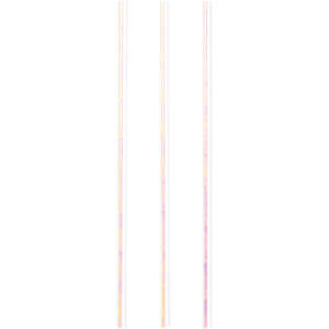 Barbie: Iridescent foil straws (24 pack)