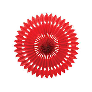 Emergency Response: Red Paper Hanging Fan (40cm)