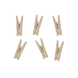 Peter Rabbit: Natural Mini Wooden Pegs (20 pack)