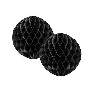 Construction: Black Honeycomb Balls 15cm (2 pack)