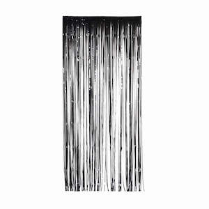 Construction: Black Metallic Curtain (90cm)