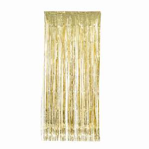 Jungle: Gold Metallic Curtain (90cm)