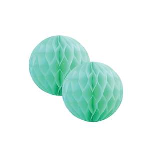 Woodland: Mint Honeycomb Balls 15cm (2 pack)