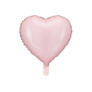 Light Pink Foil Heart Balloon