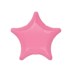 Ballerina Bows: Bubble Gum Pink Star Balloon