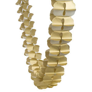 Christmas: Gold Honeycomb Garland (4m)