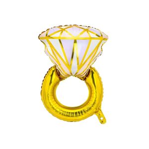 Giant Gold Diamond Ring Balloon