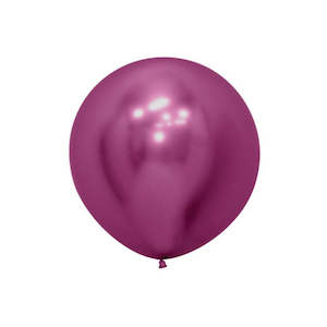 Pink Flamingo: Fuchsia Reflex 60cm Round Balloon