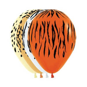 Safari 28cm Balloons (5 pack)