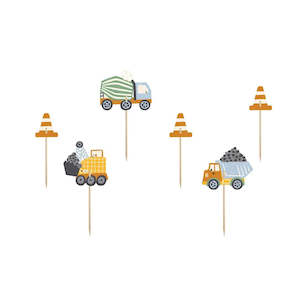 Construction Cupcake Toppers (6 pack)
