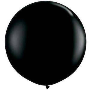 Black: Black Giant 90cm Round Balloon