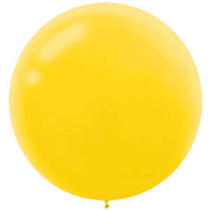 Yellow 60cm Round Balloon