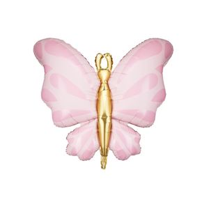 Baby Shower: Giant Pink Butterfly Balloon