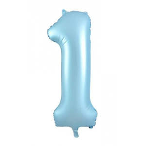 Pastel Blue Giant Number Balloon