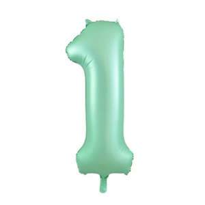 Matte Mint Green Giant Number Balloon