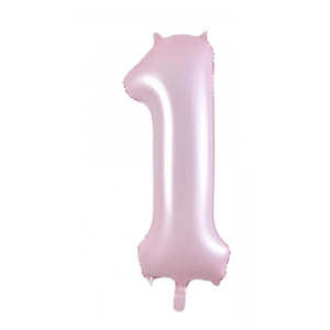 Matte Pastel Pink Giant Number Balloon