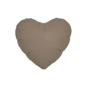 Taupe Foil Heart Balloon