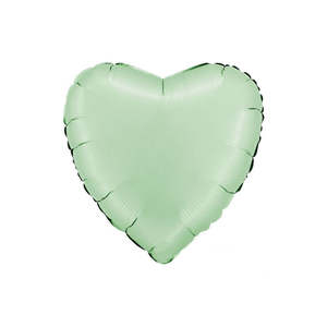 Weddings: Mint Green Foil Heart Balloon