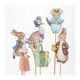 Peter Rabbit Cake Topper Set