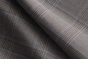 JACKET: Made to Measure Brown & Blue Glen Check Blazer (customized RMBF196A1P-244347)
