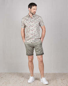 Island Textured Putty Drawstring Shorts
