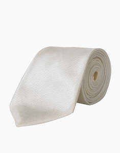 Hire: Cream Texture Tie