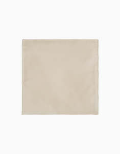 Cream Texture Pocket Square