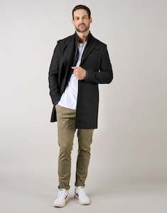 Best Sellers: Compton Black Overcoat
