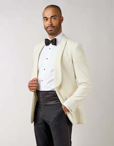 Back To Work Essentials: Bryan Off White Dinner Jacket