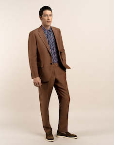 Hawker Tobacco Linen Blend Suit