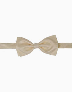 Hire: Cream Texture Bow Tie