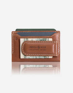 Jekyll Hide: Jekyll & Hide Roma Card And Money Clip Holder Tan