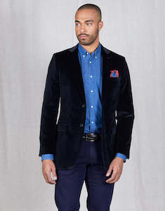 Mens Tuxedos: Cooper Black Velvet Blazer