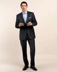 Navy Blue Suits: Cooper Navy Stripe Suit