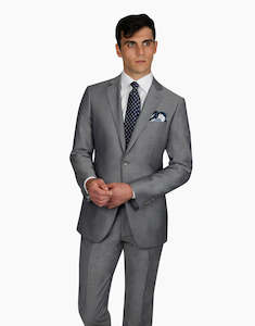 Back To Work Essentials: Blake grey merino two piece suit