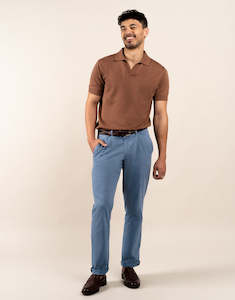 Best Sellers: Tyler Blue Textured Chinos